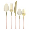 Infinity Modern Design Disposable Plastic Flatware Set – 40-Piece Elegant Cutlery for Parties and Events - 2 of 3
