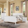 GlasFlength Nightstands Modern Nightstand Bedroom Nightstand Elegant Bedside Table with 2 Drawers for Living Room, White, 22.5"*16.5"*24.5" - 2 of 4