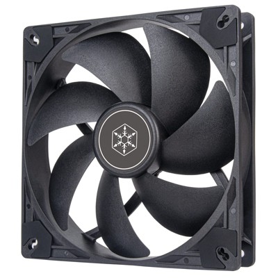 SilverStone Technology   VISTA 140 140x140x25mmBlack PBT fan blade black PBT fan frame HDB bearing 1600RPM 4pin-PWM 500mm cable