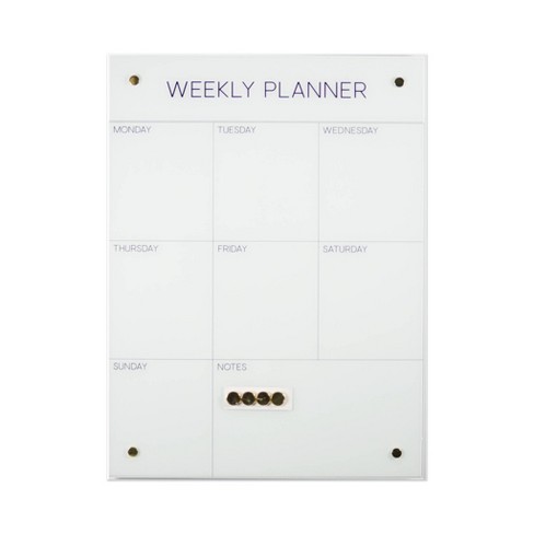 Weekly Planner and Markers Bundle Three by Three Seattle