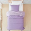 Lush Decor Twin/Twin XL Oslo Bed Blankets Lavender 2pc set - 3 of 4