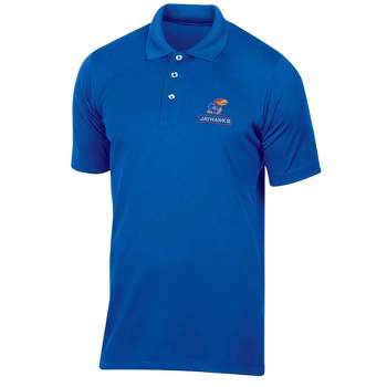 NCAA Kansas Jayhawks Men's Short Sleeve Polo T-Shirt