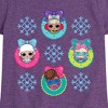 Girls' - Lol Surprise! - Snowflake Wreath Fitted Short Sleeve Graphic T-Shirt - 2 of 4
