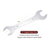Unique Bargains High Carbon Steel Metric Thin Open End Wrench - 3 of 4
