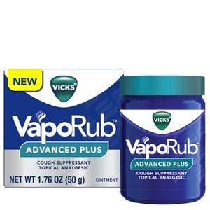 Vicks VapoRub Advanced Plus, Cough Suppressant, 1.76oz - 1 of 4