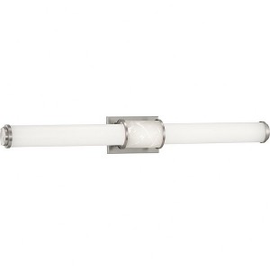 Progress Lighting Phase 1.2 1-Light LED Brushed Nickel Bath Bar with Elongated Acrylic Shade - 1 of 3