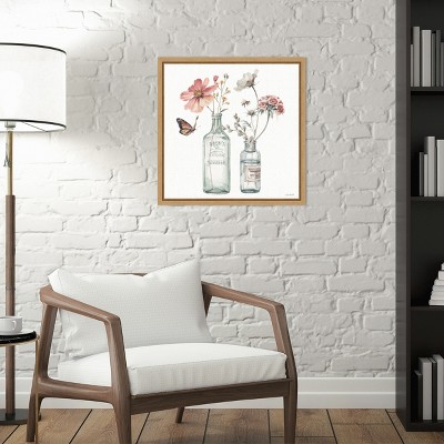 Amanti Art A Country Weekend X by Lisa Audit Canvas Wall Art Print Framed 16-in. x 16-in. in Maple