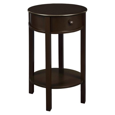 target round accent table