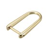 Unique Bargains DIY Bag Purse Zinc Alloy Buckle U Shape D-Rings Screw in Shackle 4 Pcs 1.77" - 3 of 4
