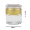 Unique Bargains Cylindrical Glass Dispensing Bottle for Bathroom 1 Pc - 4 of 4