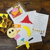 4E's Novelty 12 Pack Scarecrow Crafts for Kids - Fun Fall Crafts for Kids Bulk with Self Adhesive Scarecrow Face Stickers for Crafts - 4 of 4
