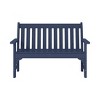 WestinTrends Malibu 3-Piece HDPE Outdoor Patio Furniture Couch and Coffee Table Set - 4 of 4