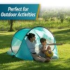 Zone Tech Instant Pop Up Beach Tent Canopy - Portable Sun Shade Shelter 2-3 person with Carry Bag for Outdoor Activities - 4 of 4