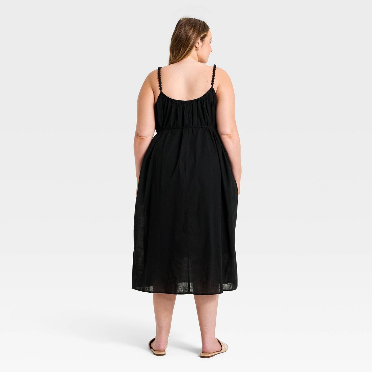 Women's Beaded Tie-Waist Maxi Dress - A New Day™ - thumbnail 5