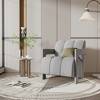 Airsurfer 26.3'' Modern Minimalist Leisure Armchair with L-Shaped Armrests, Upholstered Polyester Fabric Accent Chair for Living Room - 2 of 4