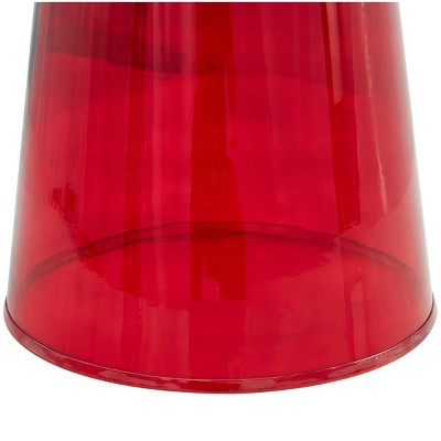 thumbnail image 2 of KB Designs - Modern Glass Top Accent Pedestal End Table, Gold Base 2 of 9