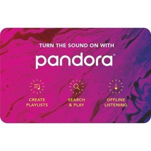Pandora Music Gift Card (Email Delivery) - 1 of 1