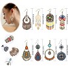 8 Pairs Boho Drop Earrings - Vintage Indian Dangle Set for Women - 3 of 4