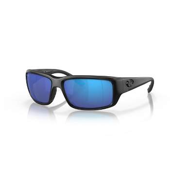 Costa Del Mar Tuna Alley 580G Sunglasses Matte Black / Blue Mirror