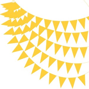 Unique Bargains 49ft Felt Fabric Soft Touch Wear-resistant Reusable Banner 2 Pcs - 1 of 4