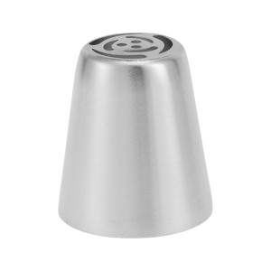 Unique Bargains Piping Tip 304 Stainless Steel Silver Tone 0.98"x1.46"x1.65" 1 Pcs - 1 of 3