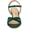 Allegra K Women's Adjustable Ankle Buckle Strap Kitten Heel Sandals - 2 of 4