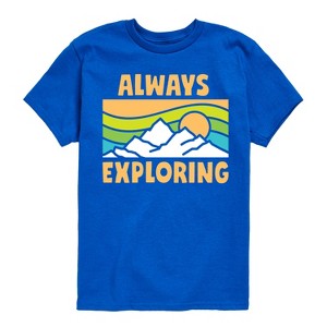 Boys' - Instant Message - Always Exploring Short Sleeve Graphic T-Shirt - 1 of 4