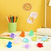 Joyfy 50 Pcs Mini Resin Dinosaur Figures Sensory Bin Toys for Dino Cupcake Toppers, Party Favors , Garden Micro Landscape Aquarium Home Decoration - 4 of 4