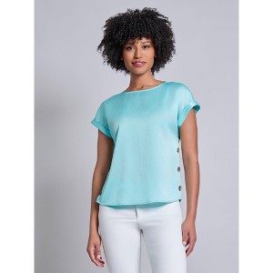 Jones New York Button Detail Blouse - 1 of 3