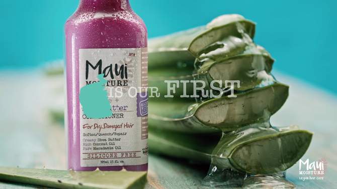 Maui Moisture Nourish & Moisture + Coconut Milk Shampoo for Dry Hair - 13 fl oz, 2 of 11, play video