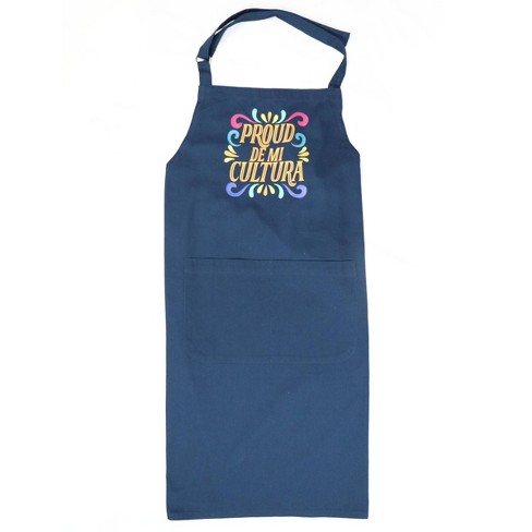 Proud De Mi Cultura Cotton Apron - EV Latino Heritage Month - image 1 of 1