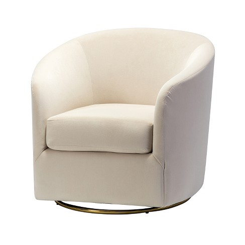 Swivel chair crushed online velvet