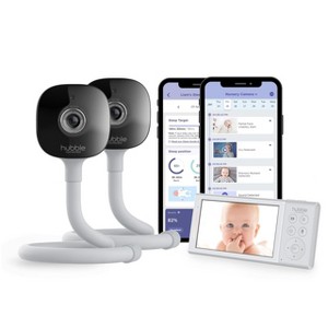 Hubble Go Baby Smart 2K UHD Baby Monitor with Advanced AI Features including Covered Face, Cry & Rollover Detection, Sleep Analytics and Sleep Trainer - 1 of 1