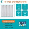 Hurricane 12 Pack HF7495-04 Advanced Pool Filter Cartridge for PA126, Unicel C-7495, Filbur FC-1296, Hayward Super-Star-Clear C5000, SwimClear C5020 - 4 of 4