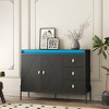 TIRAMISUBEST Buffets & Sideboards - Black Mobile File Cabinet - 2 of 4