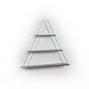 NicBex Rustic Metal Triangle/Geometric Floating Shelf Wall Mounted Corner Bracket Shelf for Books & Home Decor - 2 of 4