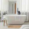 WOWOW Freestanding Bathtub Faucet with Waterfall Spout and Handheld Shower - 2 of 4