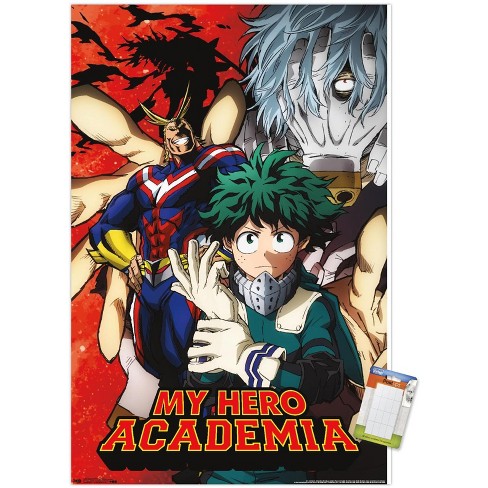 My Hero Academia - Characters Wall Poster, 14.725 x 22.375, Framed 