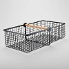 Large Black Wire with Natural Wood Handles 2-in-1 Milk Crate - Brightroom™ - image 4 of 4