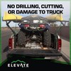 Elevate Outdoor Truck 3 Ladder Rack Steel Pickup Bed Cargo Carrier System, Black - 3 of 4