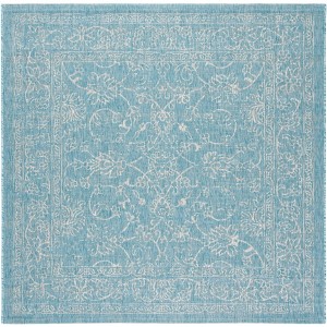 Courtyard CY8680 UV & Stain Resistant Non-Shedding Power Loomed Indoor/Outdoor Rugs - Safavieh - 1 of 4
