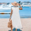 Women's Beach Cover-Up Sleeveless Midi Dress - Cupshe - 3 of 3