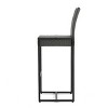 GDFStudio Conrad Outdoor Wicker 30 Inch Barstools (Set of 4) - 4 of 4