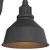 Franklin Iron Works Arnett Rustic Industrial Outdoor Wall Light Fixtures Set of 2 Black Metal 8" Downlight Shade for Post Exterior Barn - image 3 of 4