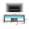 LED TV Stand With Power Outlets & Storage Shelves for 70/65/60 inch TVs, TV Entertainment Center Media Console For Living Room - 2 of 4