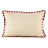 HomeRoots Set of Two Ivory And Red Lumbar Christmas Cotton Throw Pillow Covers - 4 of 4