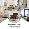 Set of 2 Gianluigi Transitional Vegan Leather Armchair with Nailhead Trim for Bedroom and Living Room| ART OF LIVING DESIGNS - 4 of 4