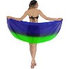 LA LEELA Women's Cover up Sarong Wraps Pareo One Size Cobalt Solid - 2 of 4