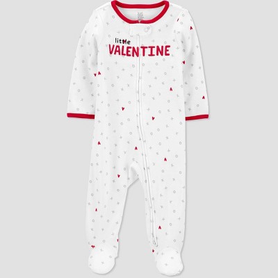 Image of Carter's Just One You® Baby 'Littlest Valentine' Sleep N' Play - White/Red 3M