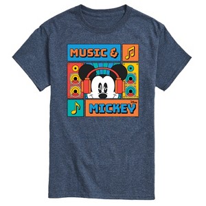 Men's - Disney - Music And Mickey Short Sleeve Graphic T-Shirt - 1 of 4